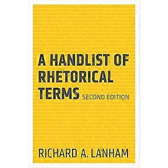 A Handlist of Rhetorical Terms