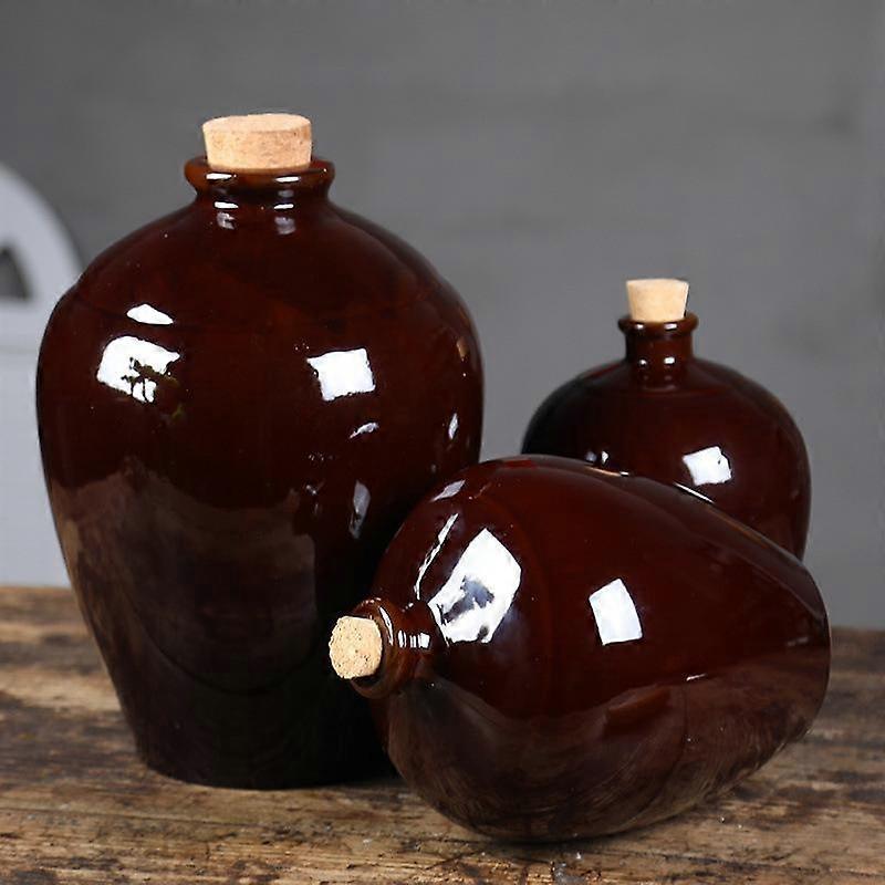 Ceramic Antique Style Wine Bottle For Wine Storage