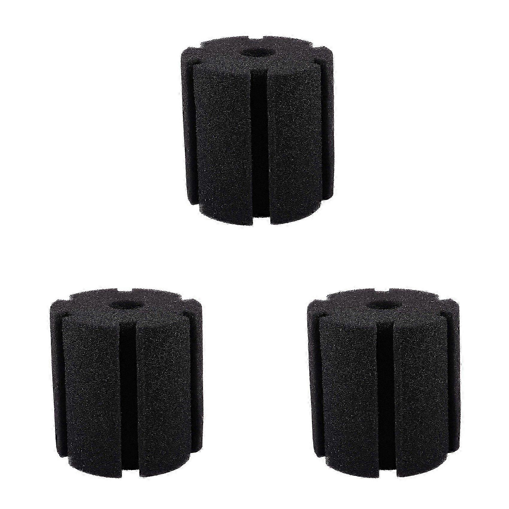 3X Black Aquarium Filter Biochemical Sponge Foam Replacement