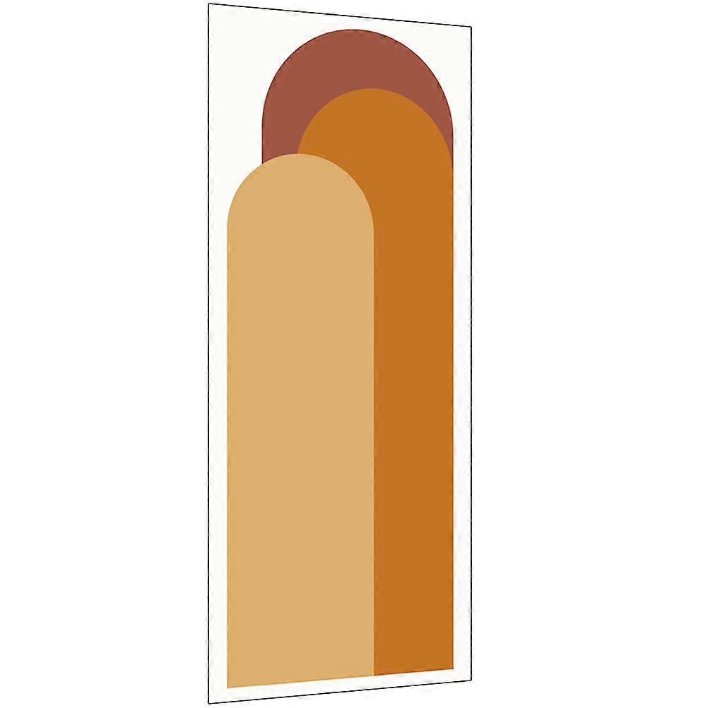 Brown Household Room Decal Multi-Function Decorative Wall Sticker 4 Sheets