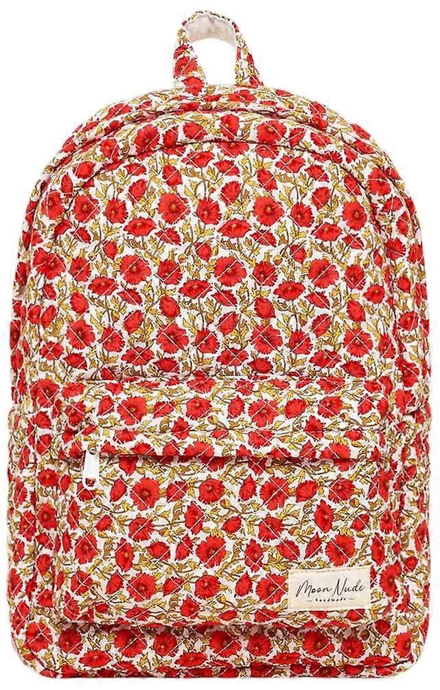 Moon Nude Poppy Backpack - Red/Green
