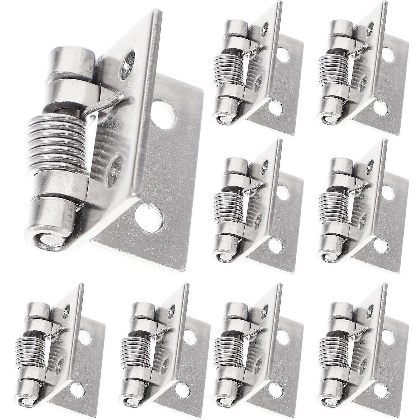 Self Closing Door Hinge Stainless Steel Spring Butt Hinge 10Pcs Set