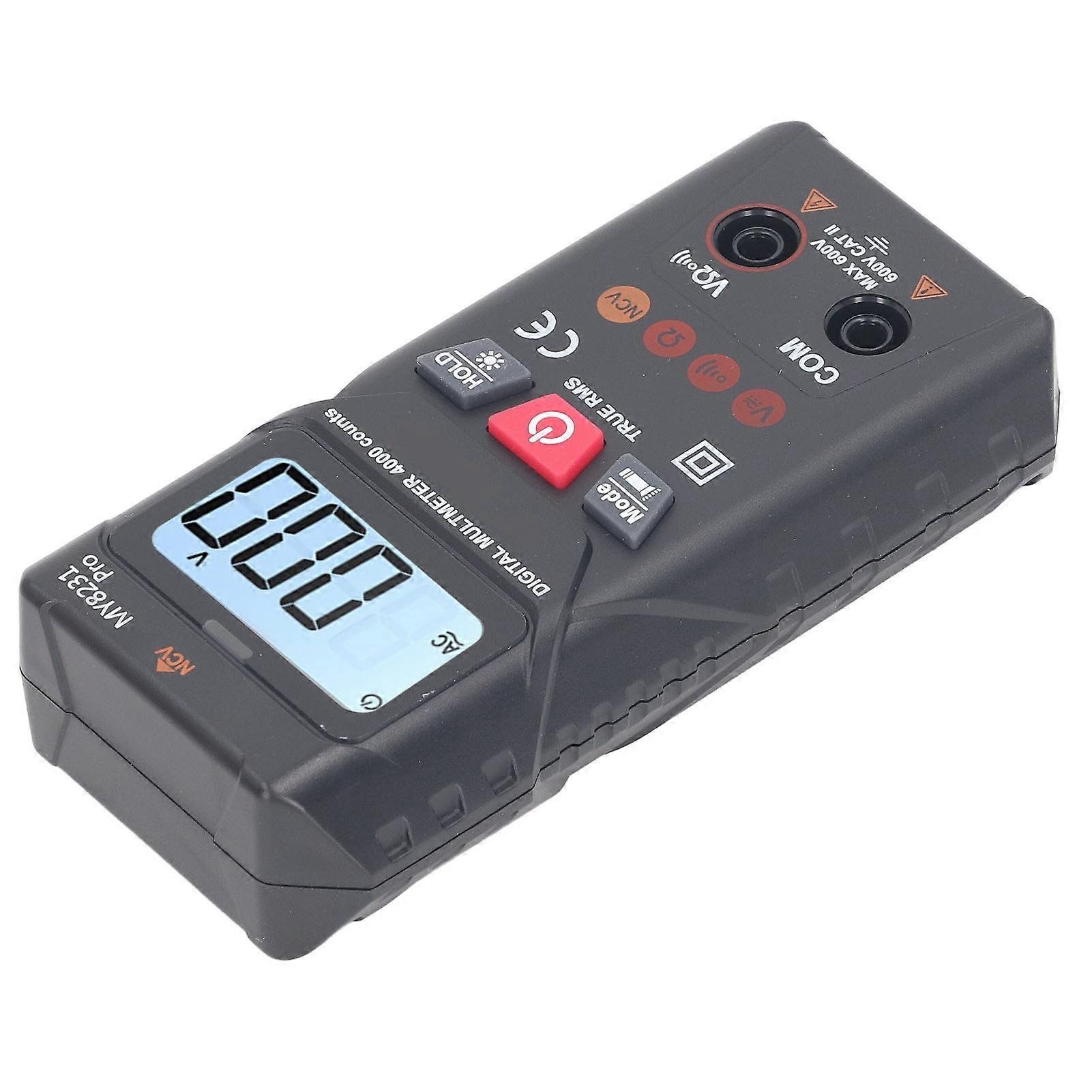 Smart Digital Multimeter 4000 Counts Automatic Identification Anti Burning Ohm Volt Test Meter