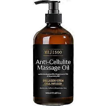 Anti Cellulite Massage Oil, Cellulite Remover for Legs and Firming Body Oil, with Plant-Based Ingredients and Fresh Fragrance, Moisturizes and Soften