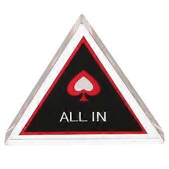 Poker Dealer Button Glass for Games Practical Game Token