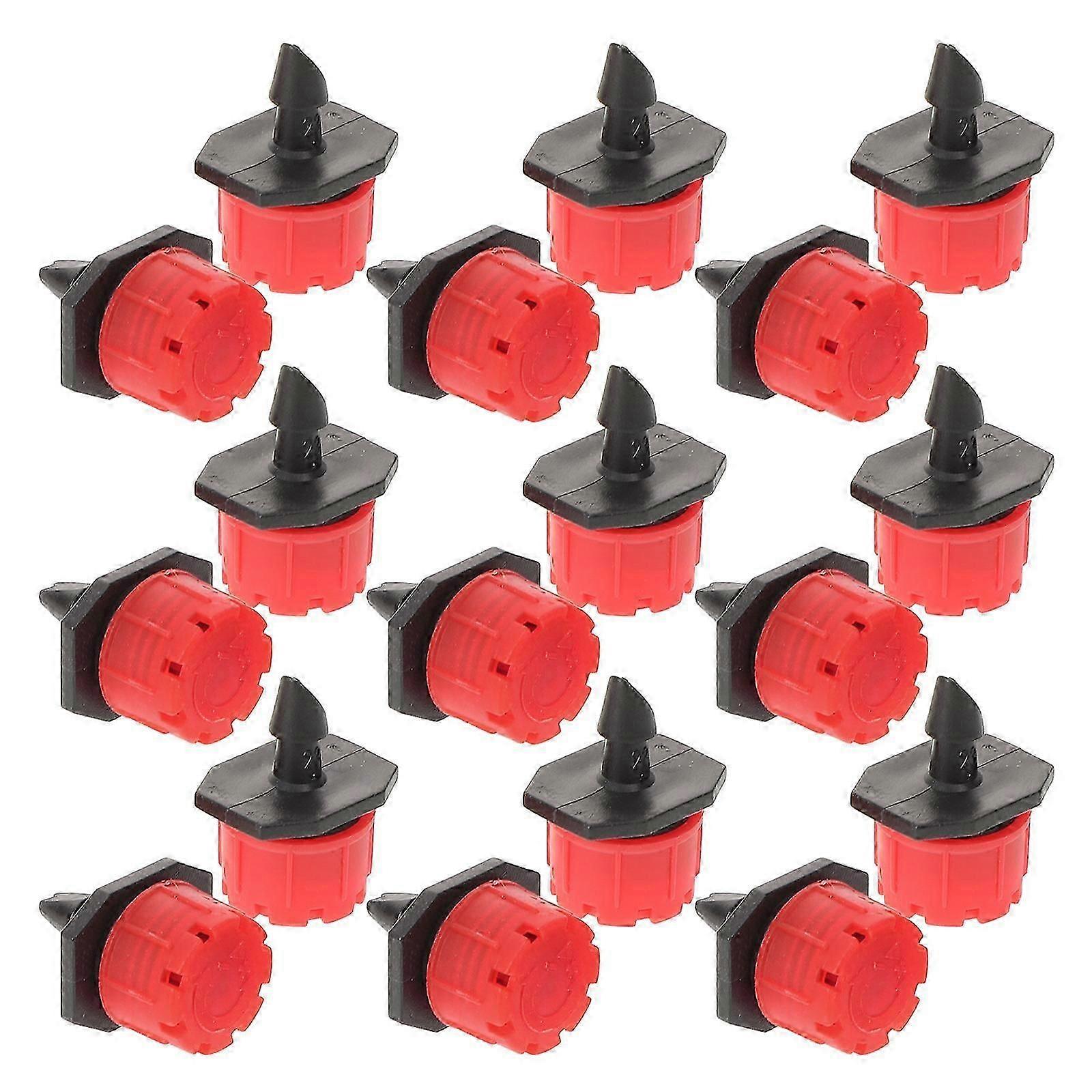 Adjustable Drip Irrigation Nozzle Emitters | Red PP Material | 2.5x2x2cm | 150Pcs
