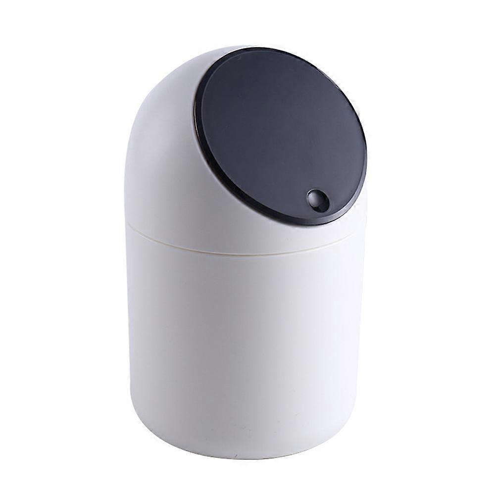 Simplicity Trash Can for Storage Use 1Pcs Black Mini Desktop Waste Container