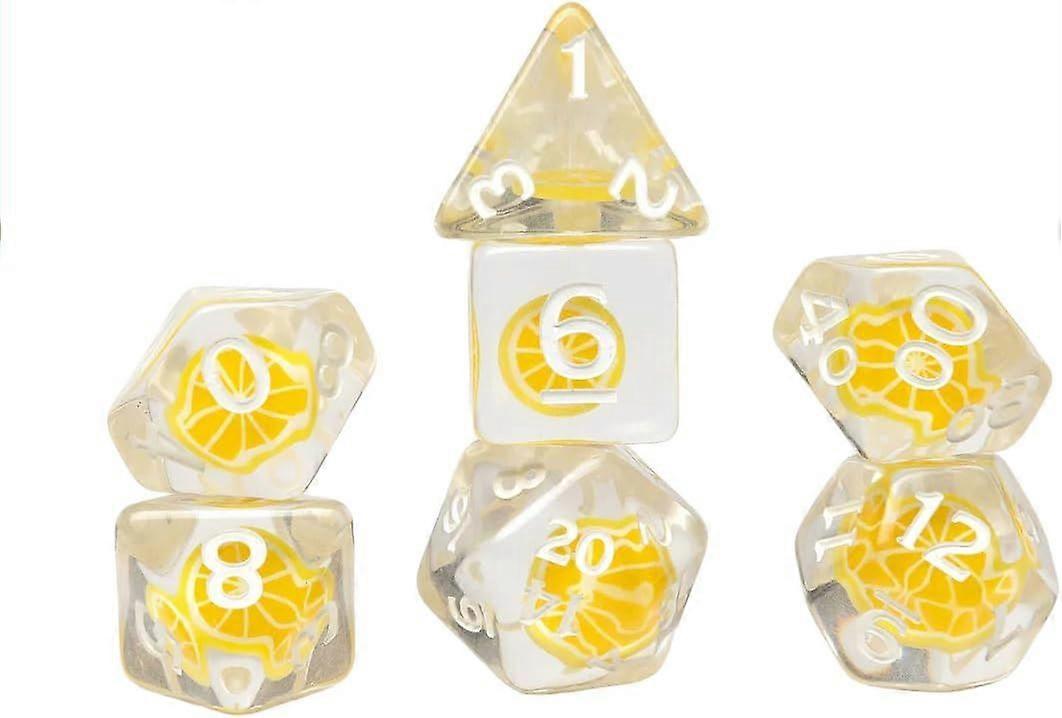 Sirius Dice Lemon Fruit Slice Dice Set