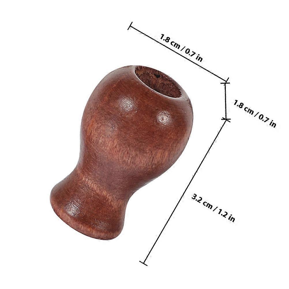 Brown Wooden Blind Cord Knobs for Pull Cord Ends 12Pcs Practical Use