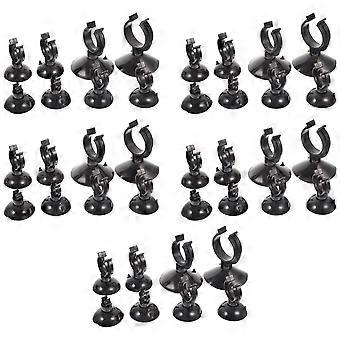 40 Pz Comode Clip A Ventosa Sostituibili Supporti Per Tubi Fascette Stringitubo Per Acquario