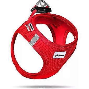 Dog Cat Puppy Vest Harness with Buckle Soft Air-Mesh Reflective for walking M