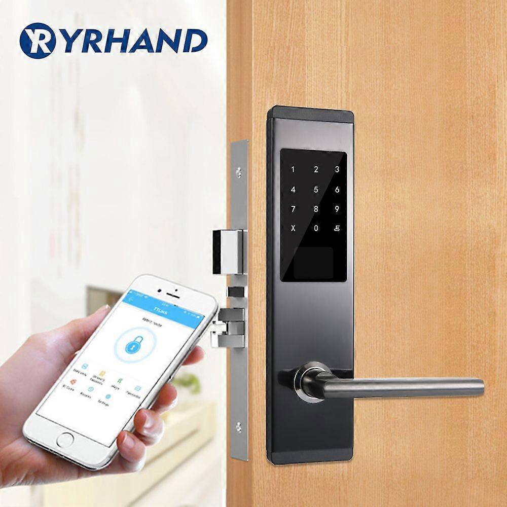 App Wifi Smart Door Lock  Security Electronic Touch Screen Access Control Lock Door  Digital Keyless Code Deadbolt Lock
