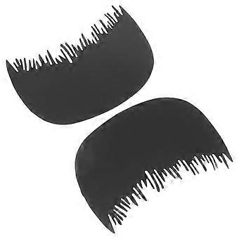 Plastic Hairline Comb Hairline Fiber Comb 8Pcs for Smooth Application
