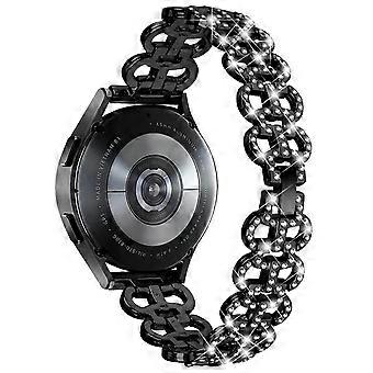 For Samsung Galaxy Watch7 44mm/ 40mm Alloy Band Gourd Design Bling Watch Strap Replacement Bracelet