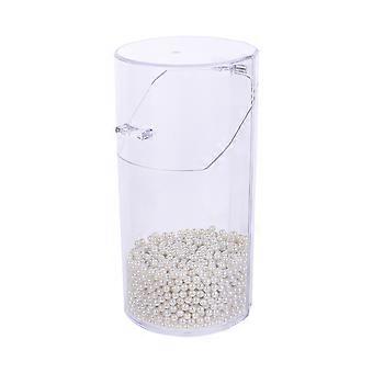 Cosmetic Brush Container Makeup Tools Organizer for Storage 3Pcs Clear Box