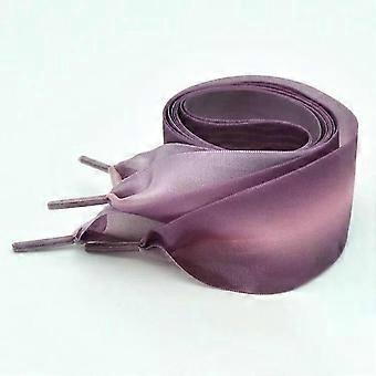 Gradient Satin Silk Ribbon Shoelaces-150cm Pink Purple for Sneakers Pink Purple,150cm