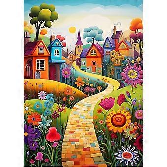 Village Path Jigsaw Puzzle CYQL-091
