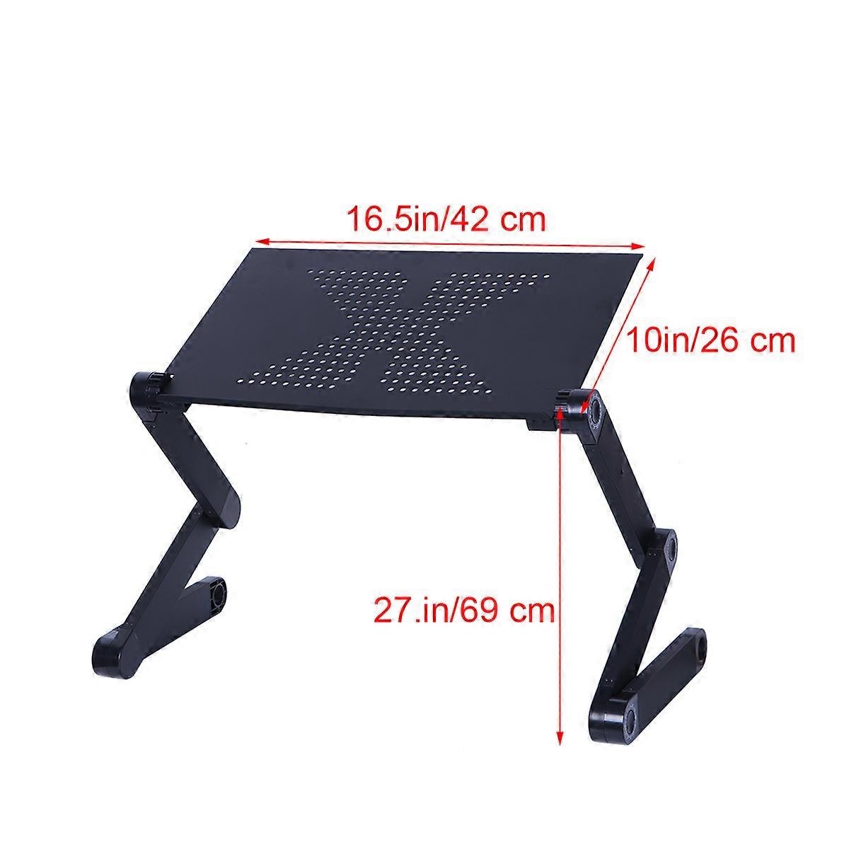 Table de bureau pliable pour ordinateur portable au lit, idéale pour travailler sur ordinateur.
