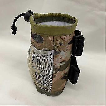 Bike Cup Holder,bicycle Handlebar Drink Holder With Mesh Pockets Phone Bag Adjustable For Cruiser 26-27