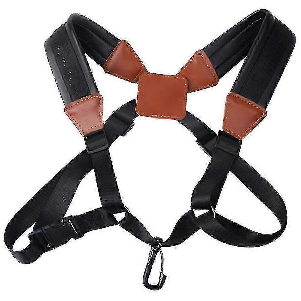Leather Saxophone Strap Adjustable Comfort