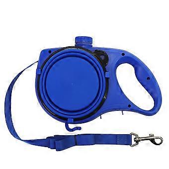 Pet supplies, including a water bottle, pet leash, dog walking leash, 3-in-1 portable pet leash (blue)465