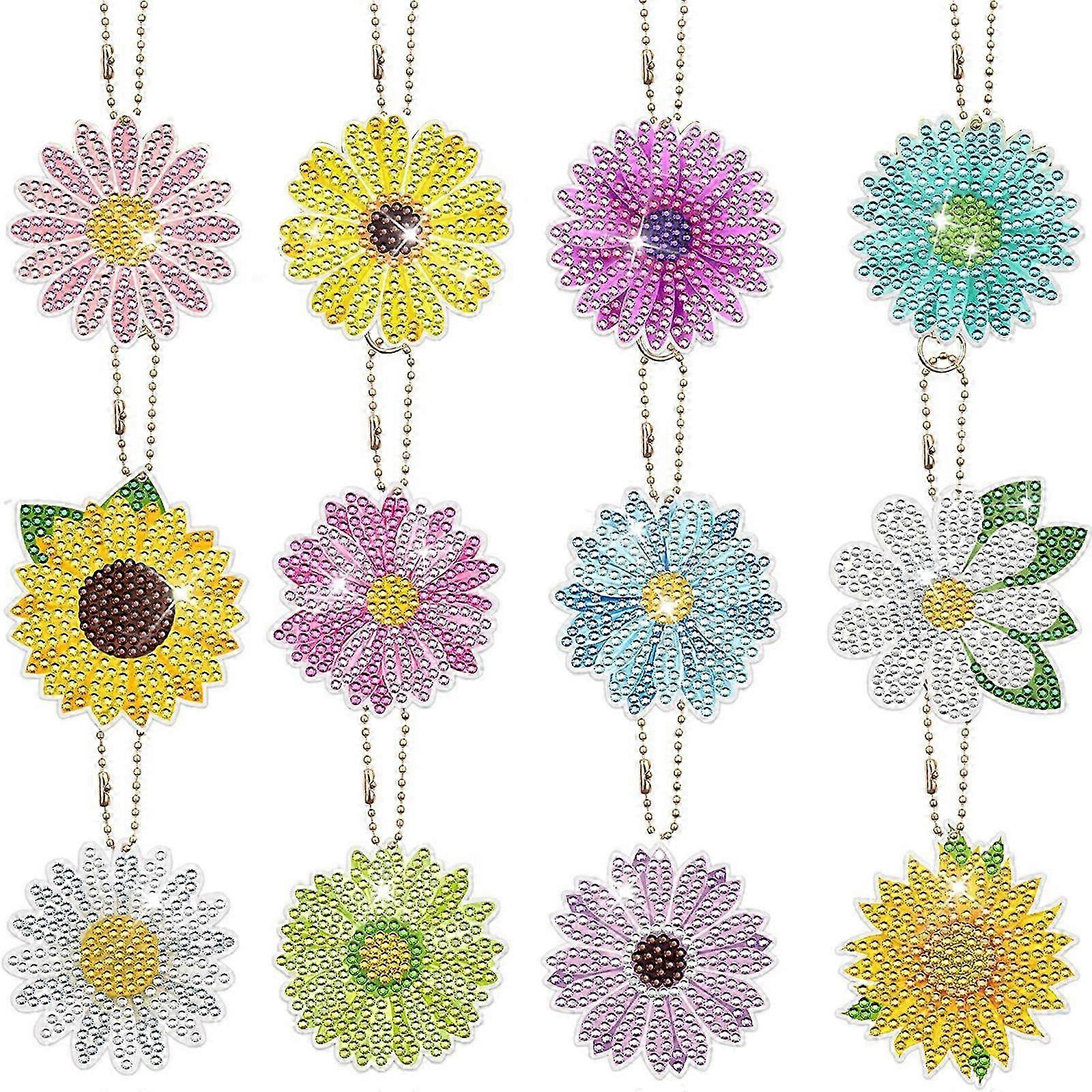 Double-Sided Daisy Diamond Keychain Kit