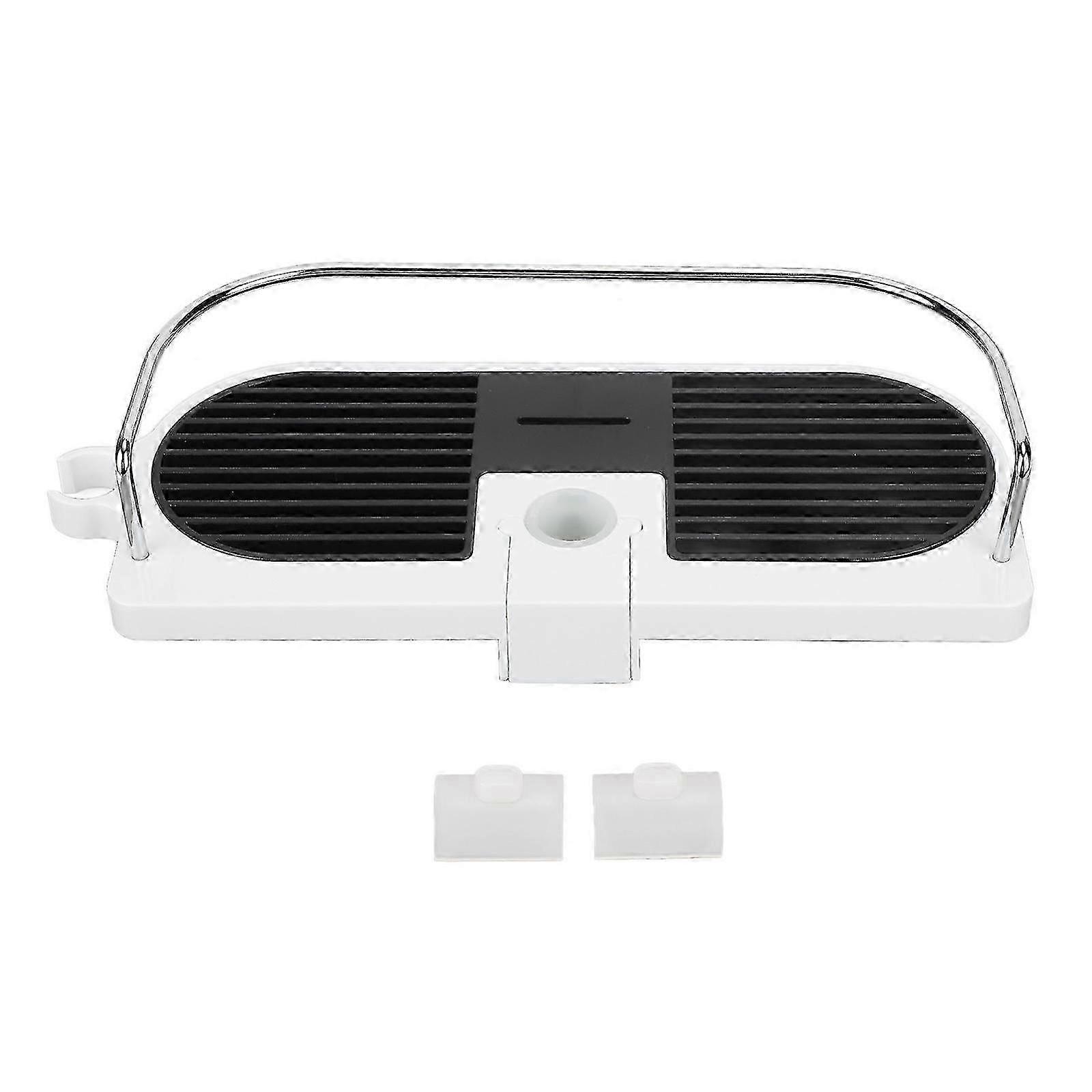 Height Adjustable Chrome Soap Holder