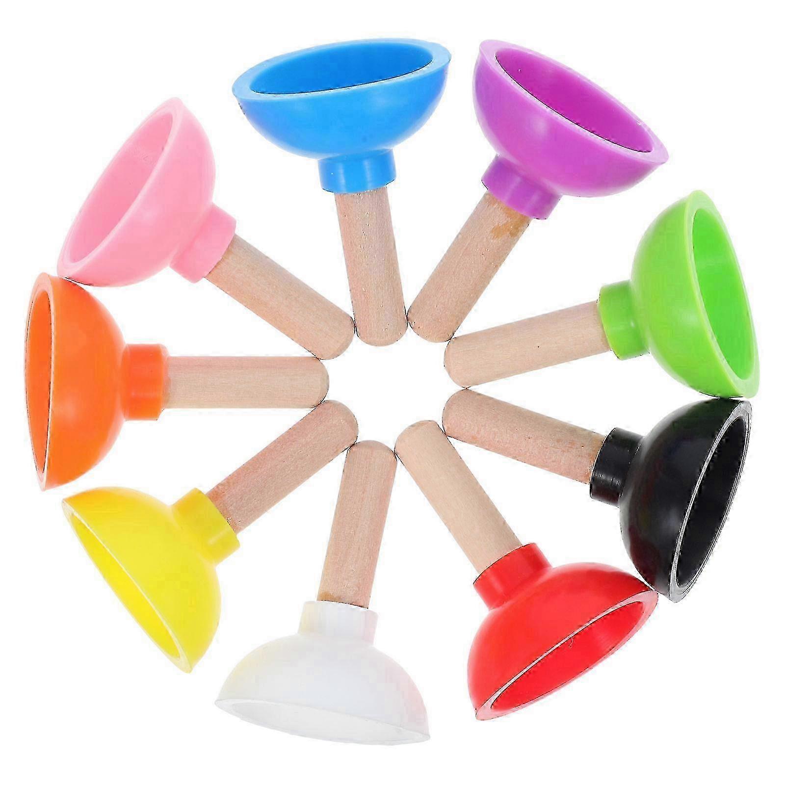 9 Pcs Realistic Mini Plunger Props