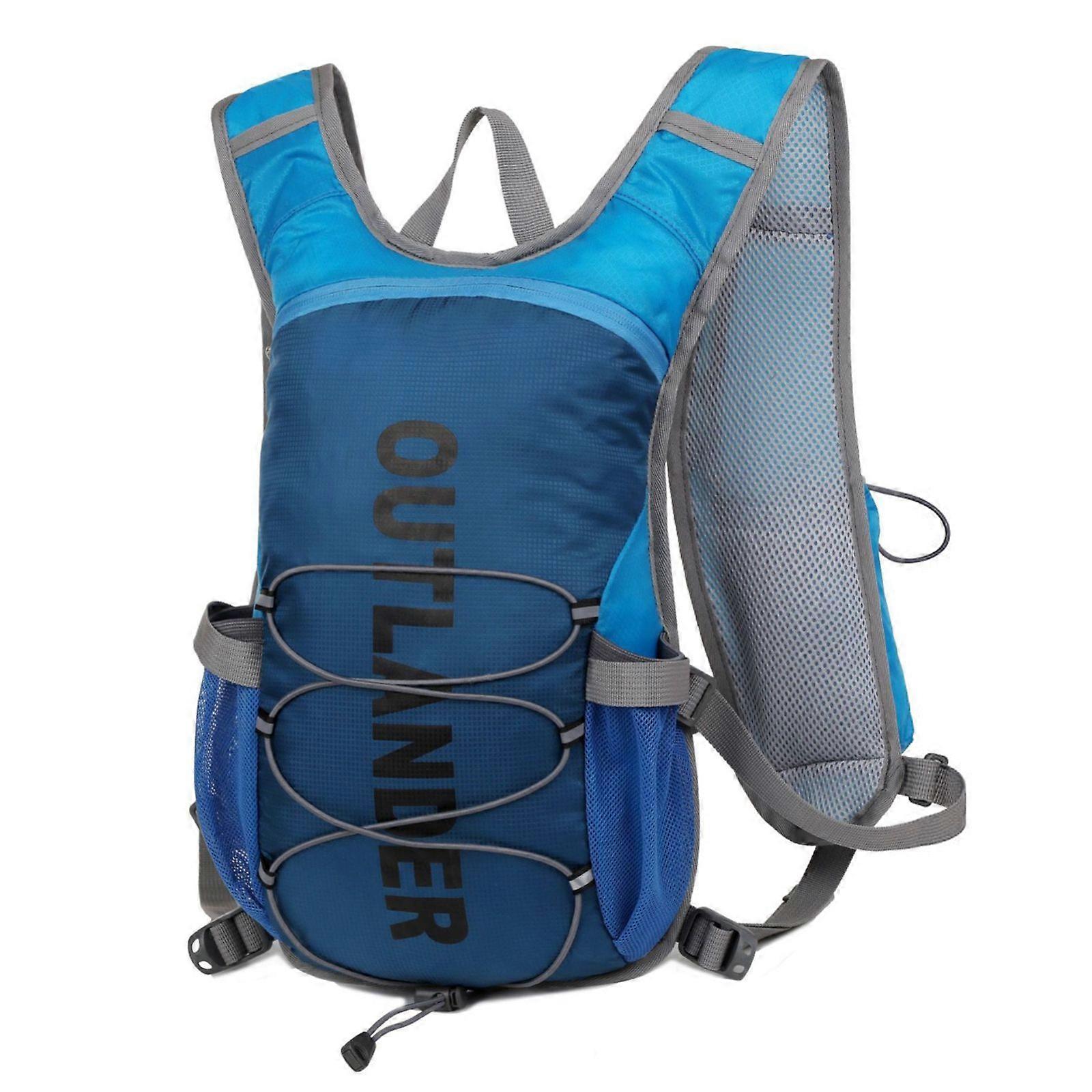 Breathable Hydration Backpack Nylon Reflective Water Bladder Backpack for Cycling RunningYMQX)