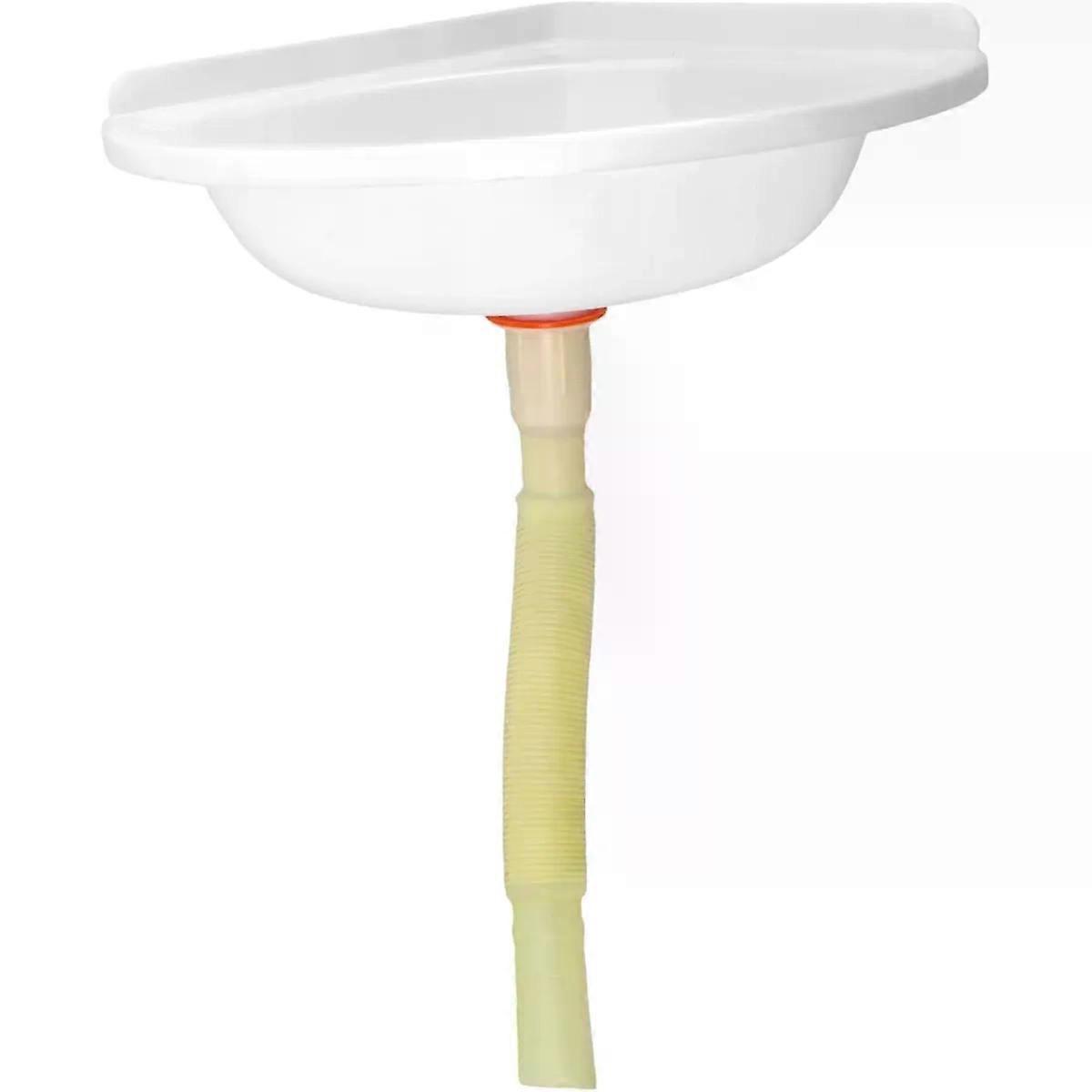 Plastic Wall Hanging Corner Wash Basin Small Sink Triangular Shape