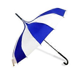 Striped Windproof Pagoda Rain Umbrella