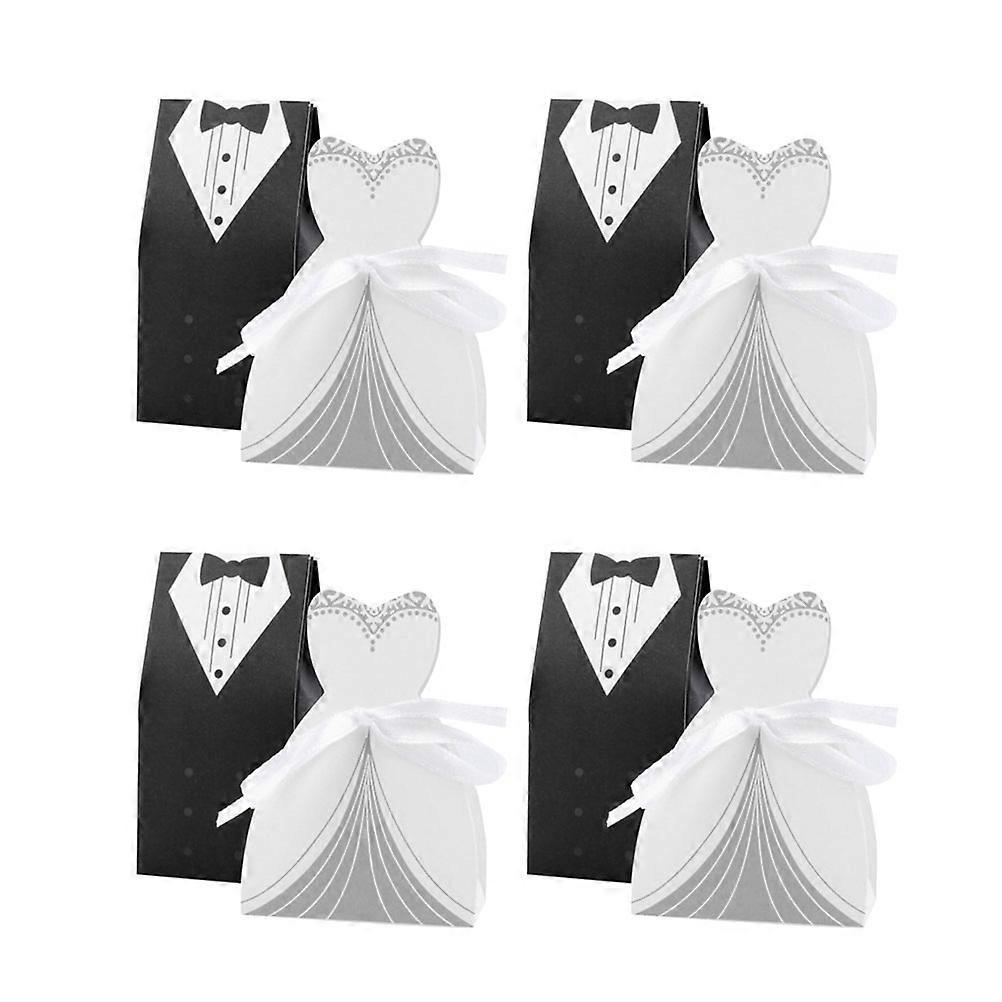 Bride Groom Silhouette Candy Box