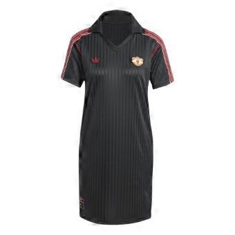 Adidas Womens/Ladies Terrace Icons Manchester United FC Relaxed Fit T-Shirt Dress