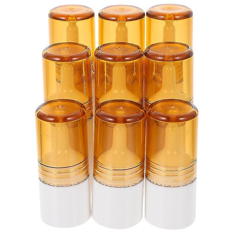 9.4X2x2cm White Travel Bottles & Containers 9pcs Refillable Empty Bottles Liquid Cosmetics Plastic D