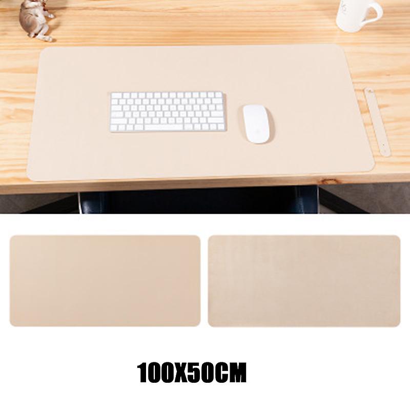 Multifunctional Large Office Desk Pad Non-Slip PU Leather Keyboard Mouse Pad Mat Waterproof