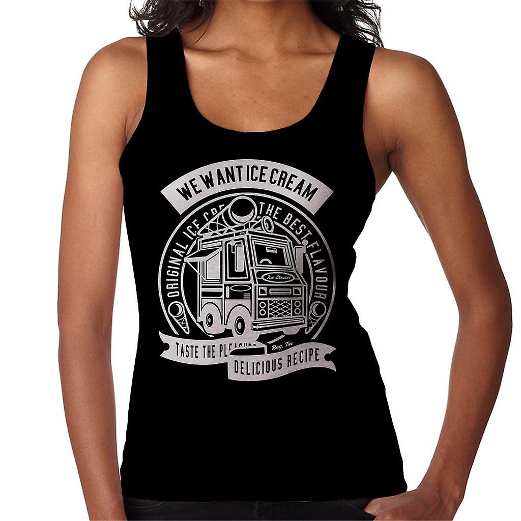 Vi ønsker iskrem kvinners Vest