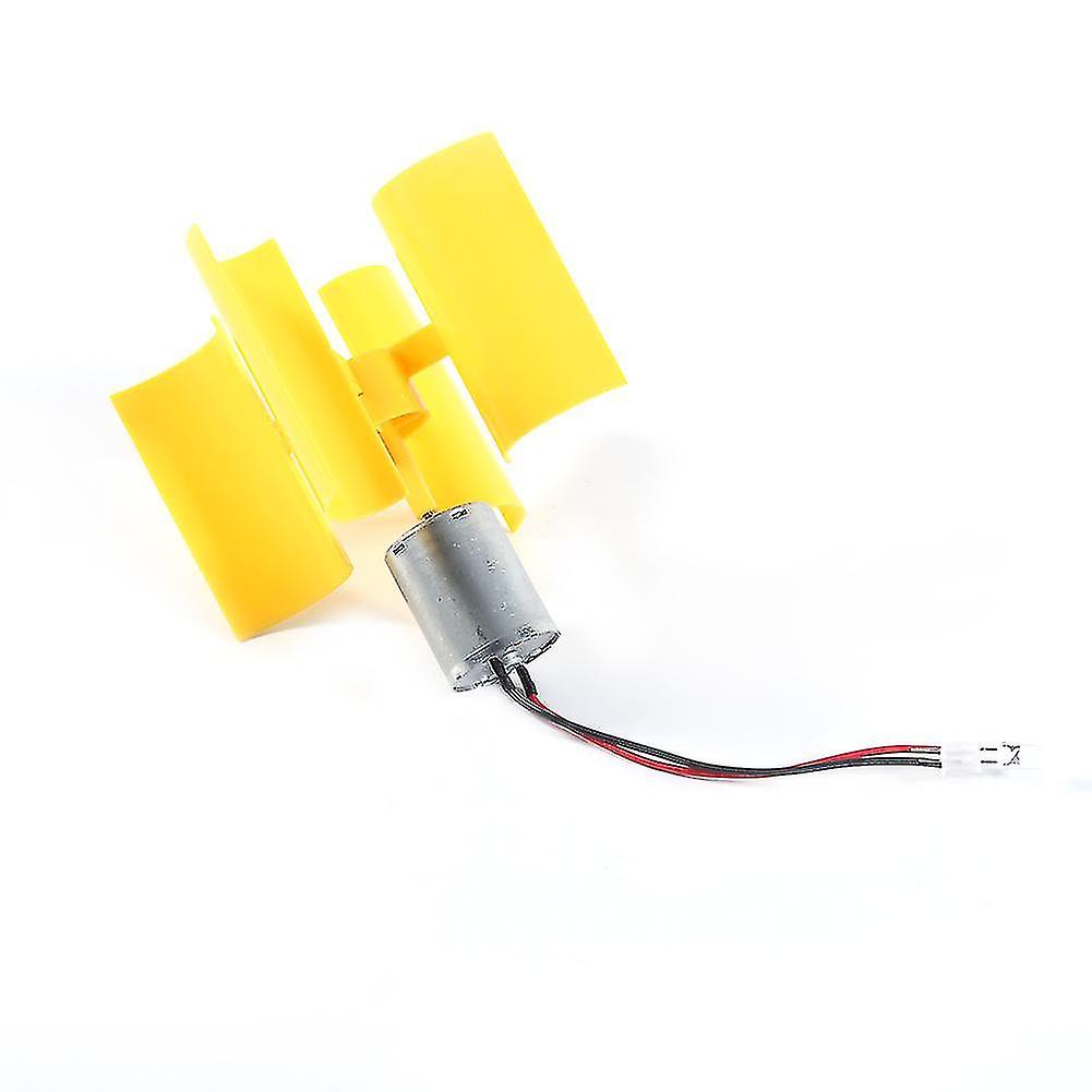 Diy Kit Small Motor Vertical Wind Turbines Blades Breeze Electricity Generator