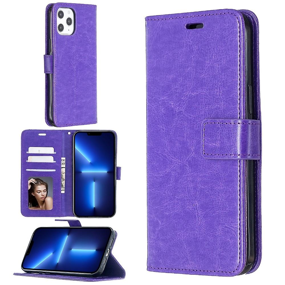 Crazy Horse Texture  Leather Case for iPhone 13 Pro Max For iPhone 13 Pro Max