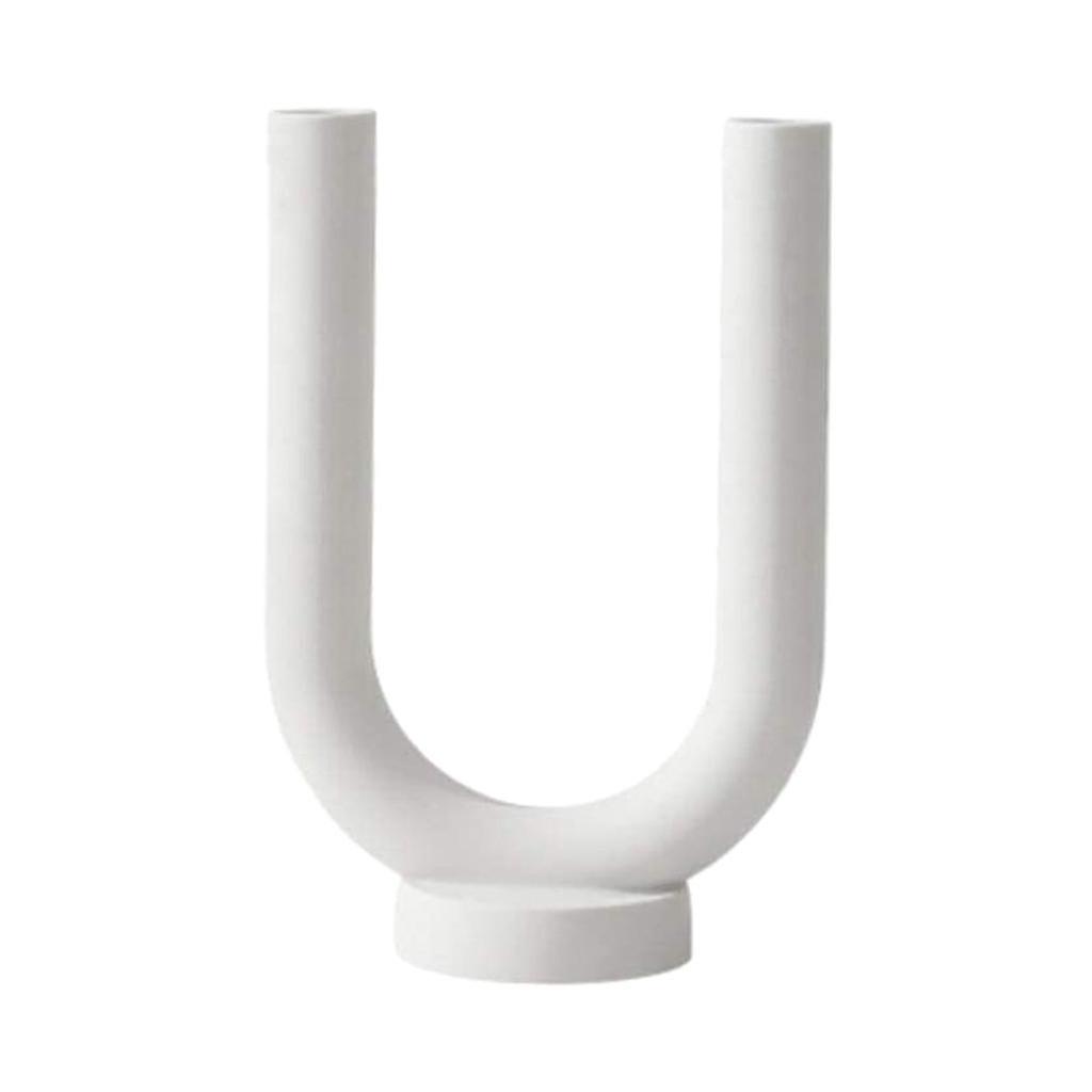 Ceramic Candleholder Wedding Home Table Candlesticks 23x15.5cm