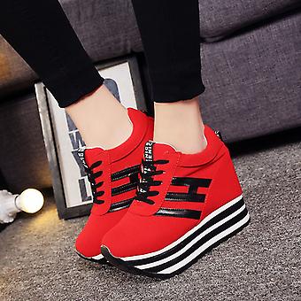 Damen Plattform Turnschuhe Rutschfeste Schuhe mit weicher Sohle Geschenk für Freundin Mutter Liebhaber