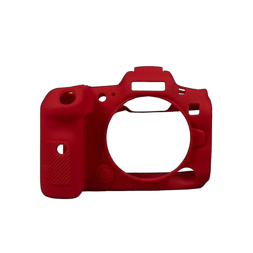 Camera Protective Case Texture Silicone Case Suitable For R5c Full R5c Mirrorless Camera Red