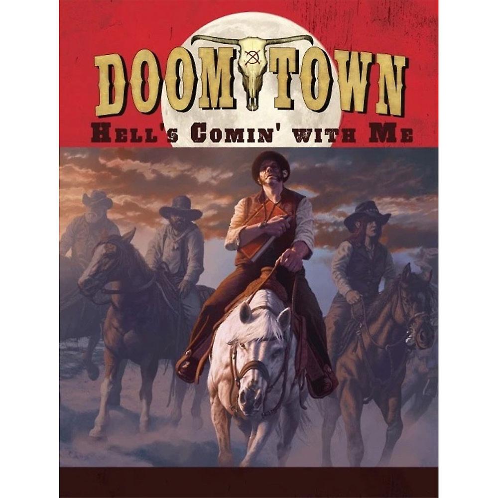 Pine Box Entertainment Doomtown Hells Comin with Me Card Game for 2 to 4 Players