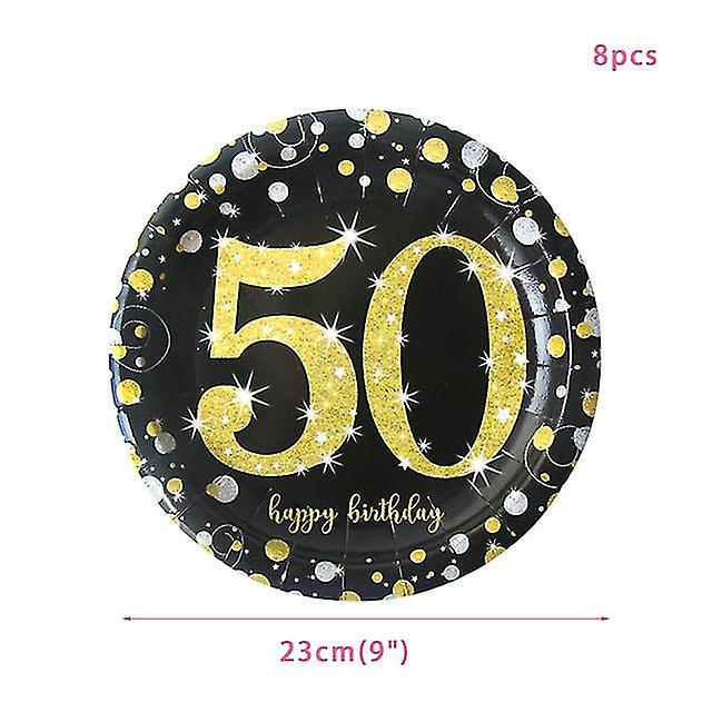 30 40 50 60 سنوات الكبار عيد ميلاد حزب ديكور الذهب الوردي أدوات المائدة القابل للتصرف 30 40 50 60 عيد ميلاد سعيد حزب اللوازم