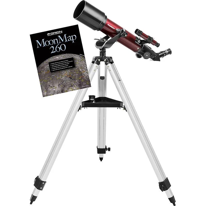 Orion 10028 Starblast 70mm Altazimuth Travel Refractor Telescope (burgundy)for Beginners
