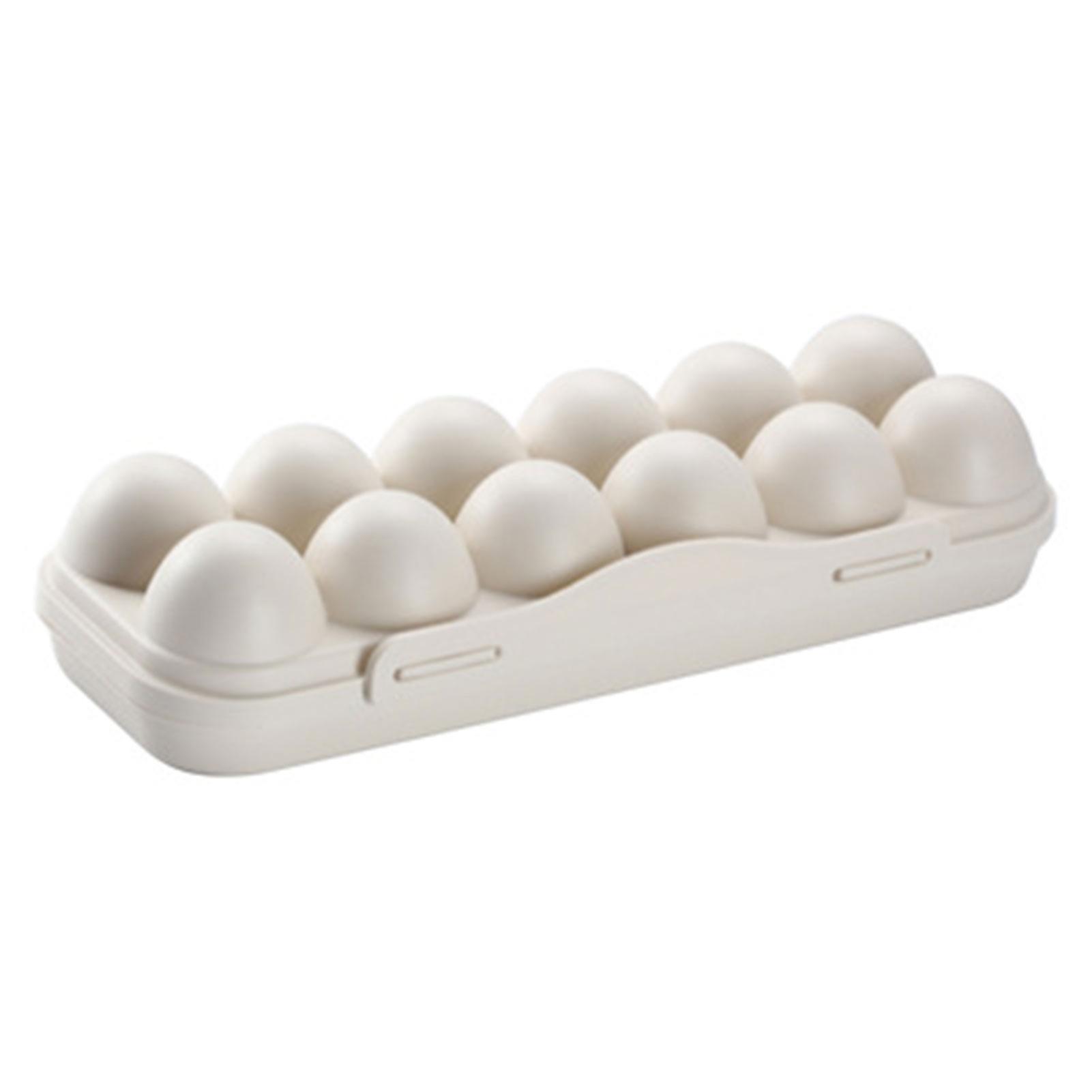 Egg Container For Refrigerator Large Capacity Egg Container Storing 12/18 Eggs In One Box
