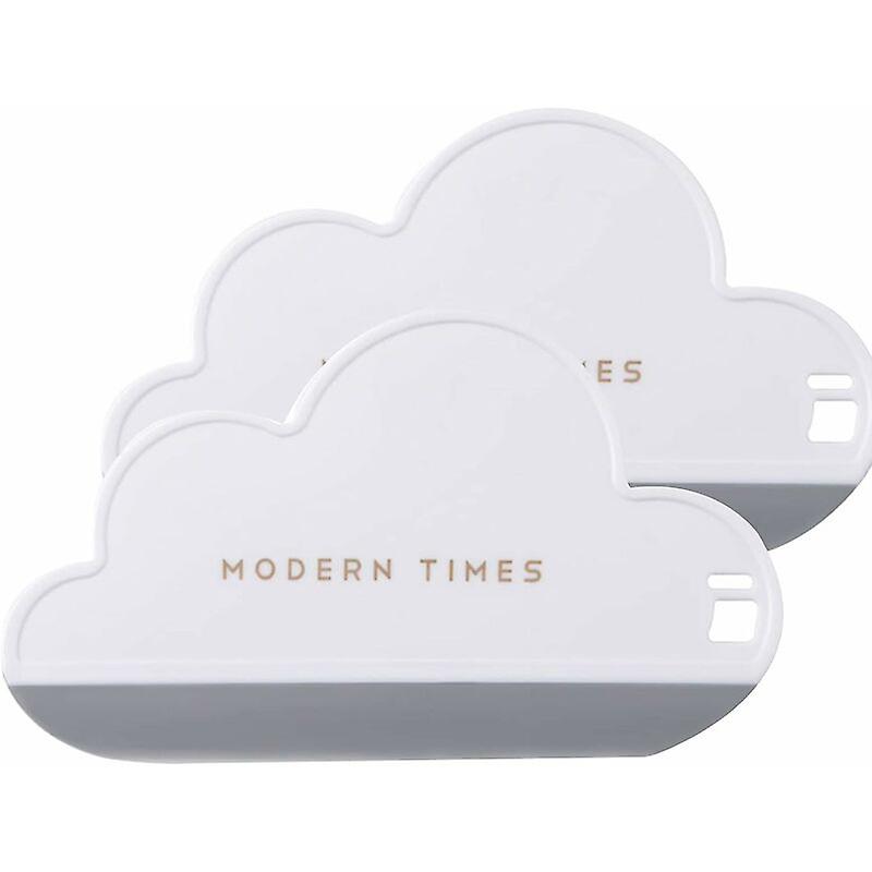 Shower Squeegee, Set of 2 Multi-Function Cloud Shaped Silicone Squeegee, White Bathroom Squeegee, Window Cleaner Squeegees for Mirror, Bathroom, Wind