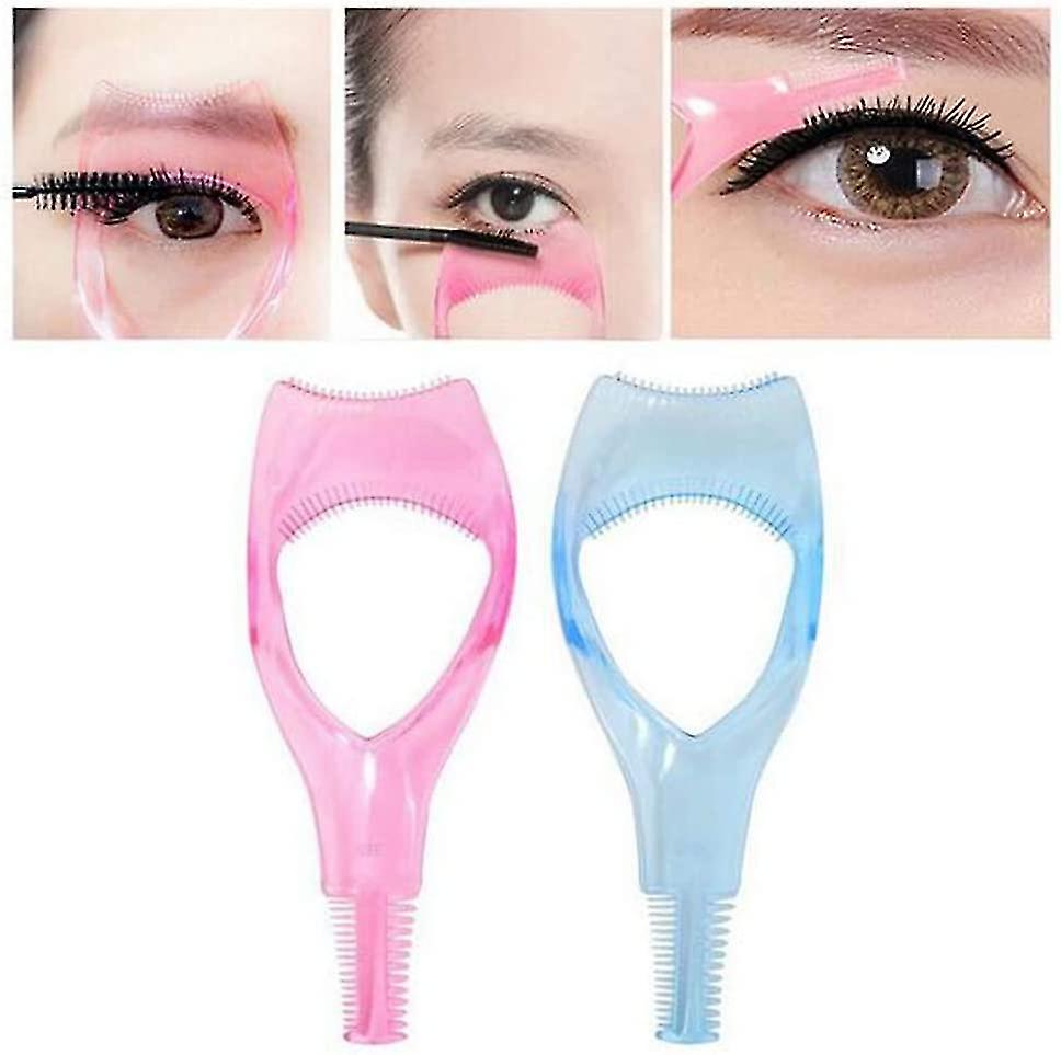 2 Pcs Plastic Makeup Eyelash Tool Eyelash Brush
