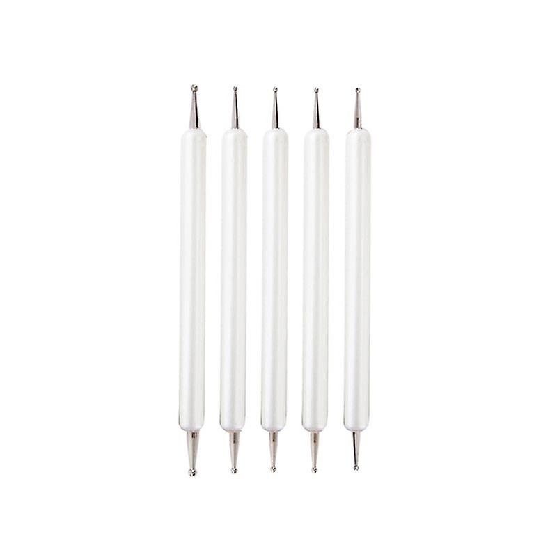 5pcs Double Ended Dotting Tools Set Pattern Tracing Ball Stylus Pen