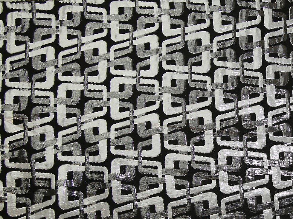 Metallic Woven Brocade Fabric