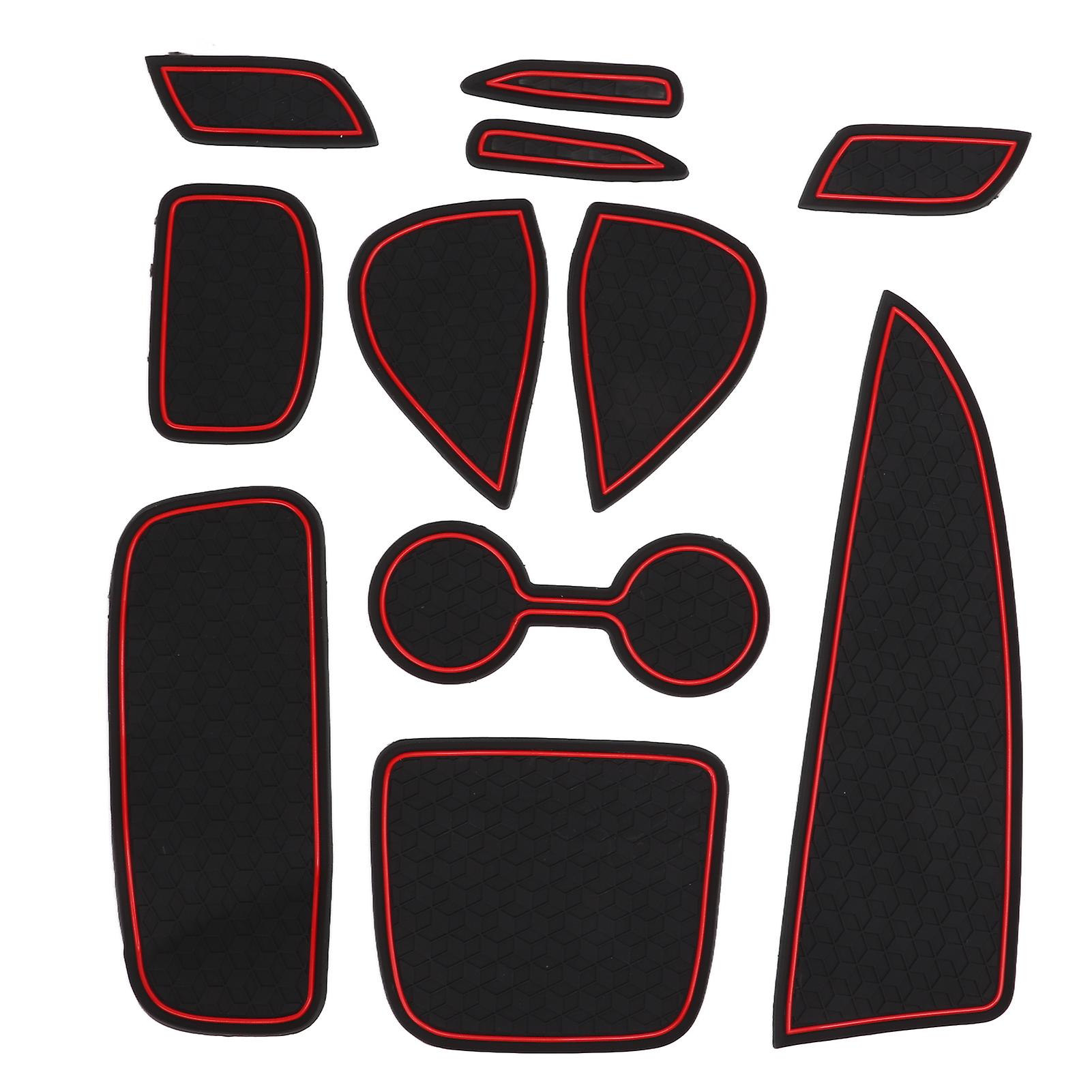 Door Pocket Pad,11pcs Center Console Liners Center Console Mat Center Console Liners Multi-Functional